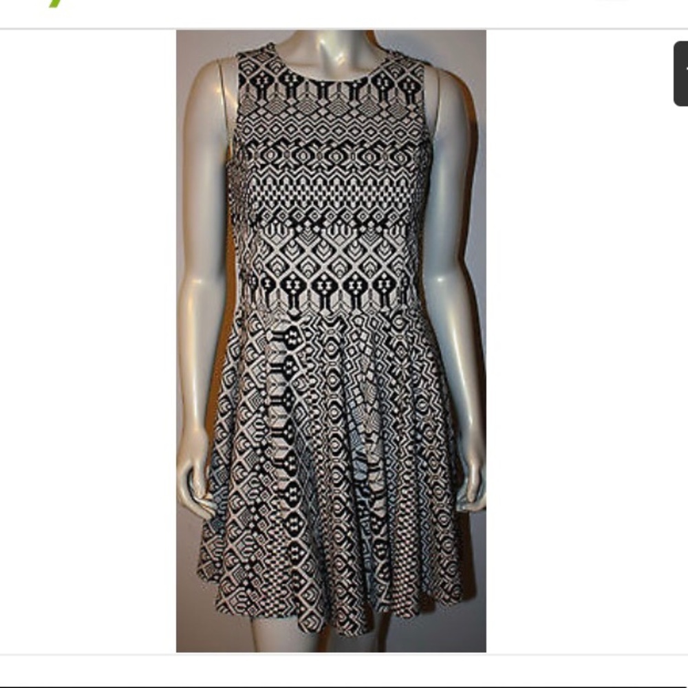 Cynthia Rowley Black & White Tank Dress - Size XS